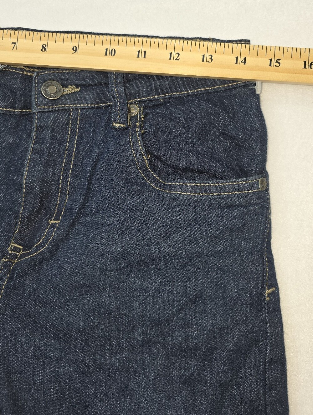DKNY Big Boy's Dark Blue Stretch Twill Slim Jeans Size 16 NWT CM-3796 - Picture 6 of 11